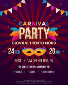 thumbnail of Volantino festa carnvevale Trento nord febbraio 2020