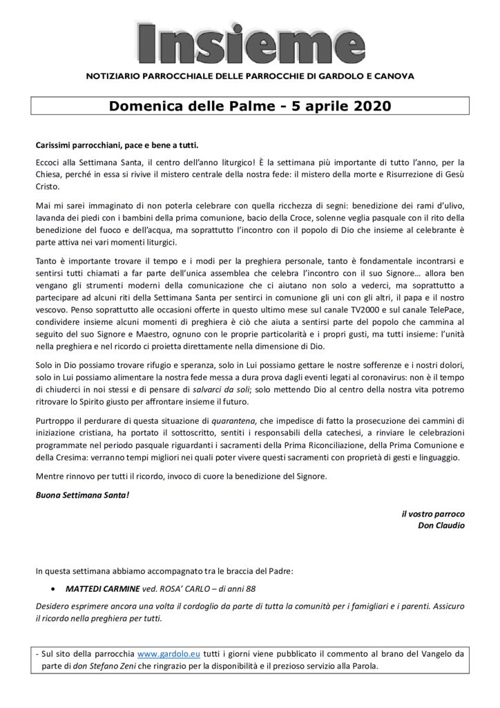 thumbnail of Gardolo 2020-04-05