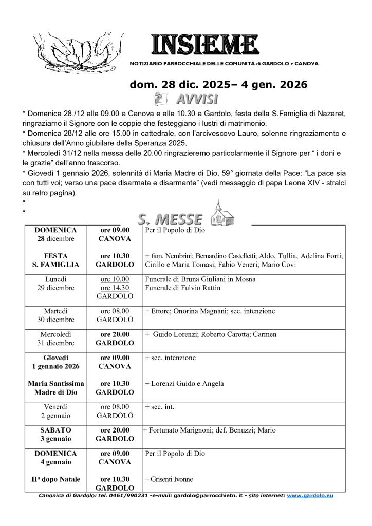 thumbnail of Gardolo 2025-12-28