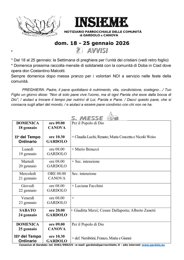 thumbnail of Gardolo 2026-01-18