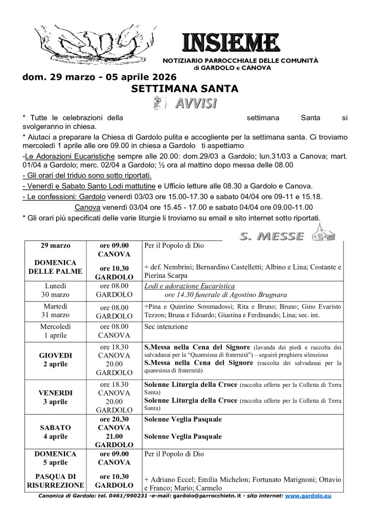 thumbnail of Gardolo 2026-03-29