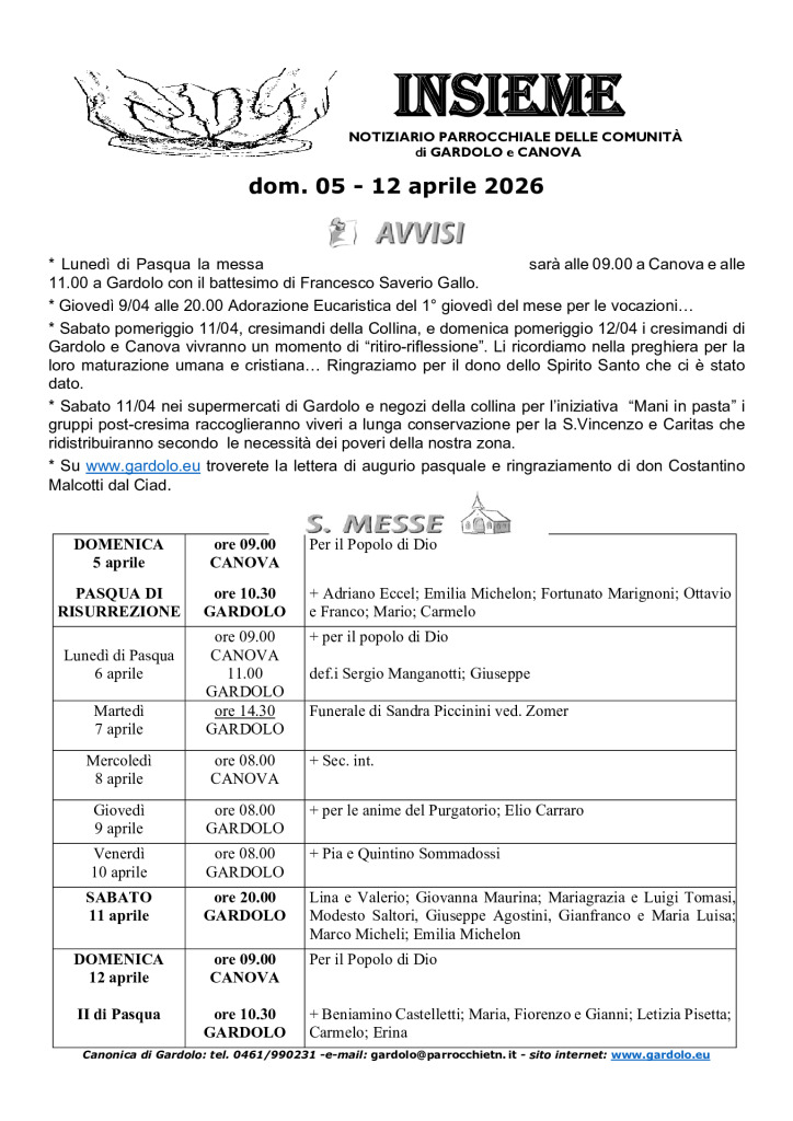 thumbnail of Gardolo 2026-04-05