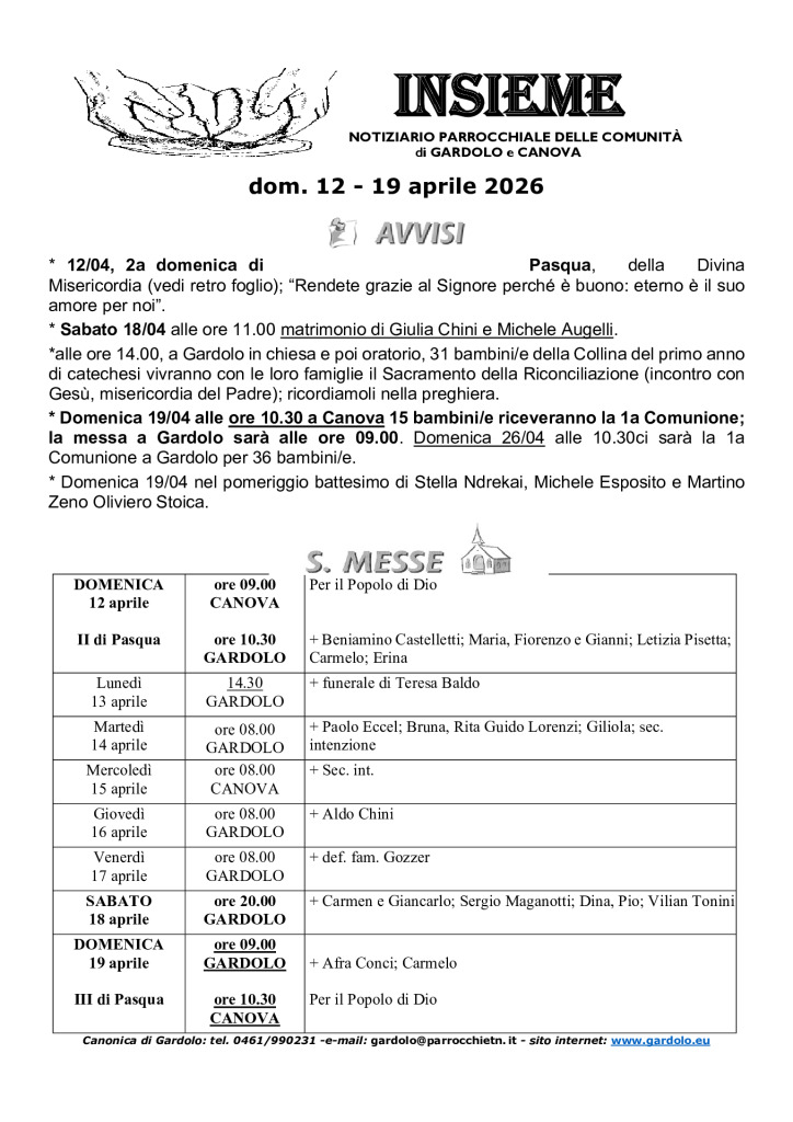 thumbnail of Gardolo 2026-04-12