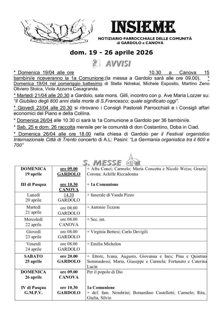 thumbnail of Gardolo 2026-04-19