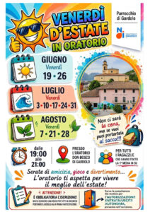 thumbnail of Venerdì in oratorio – estate 2026